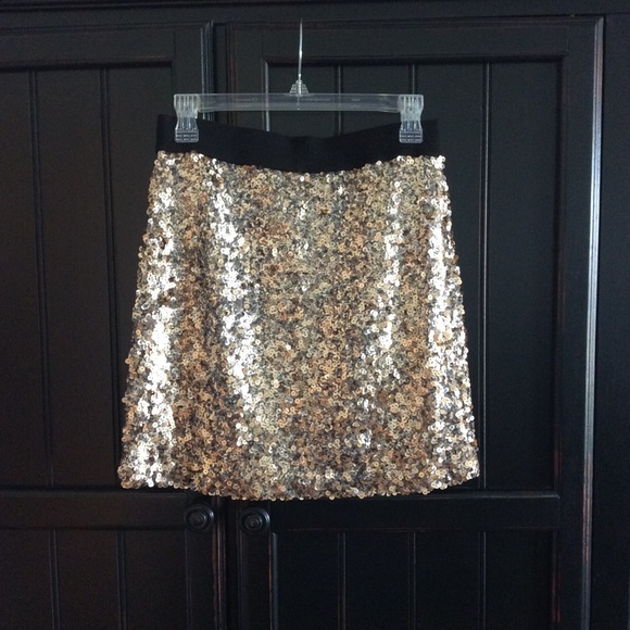 INC sequined skirt NYE - Picture 1 of 3